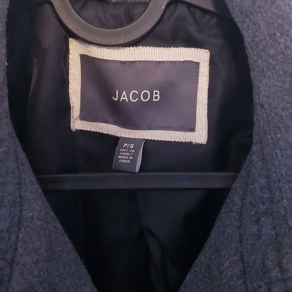 Jacob Wool Pea Coat Jacket - Picture 3 of 4